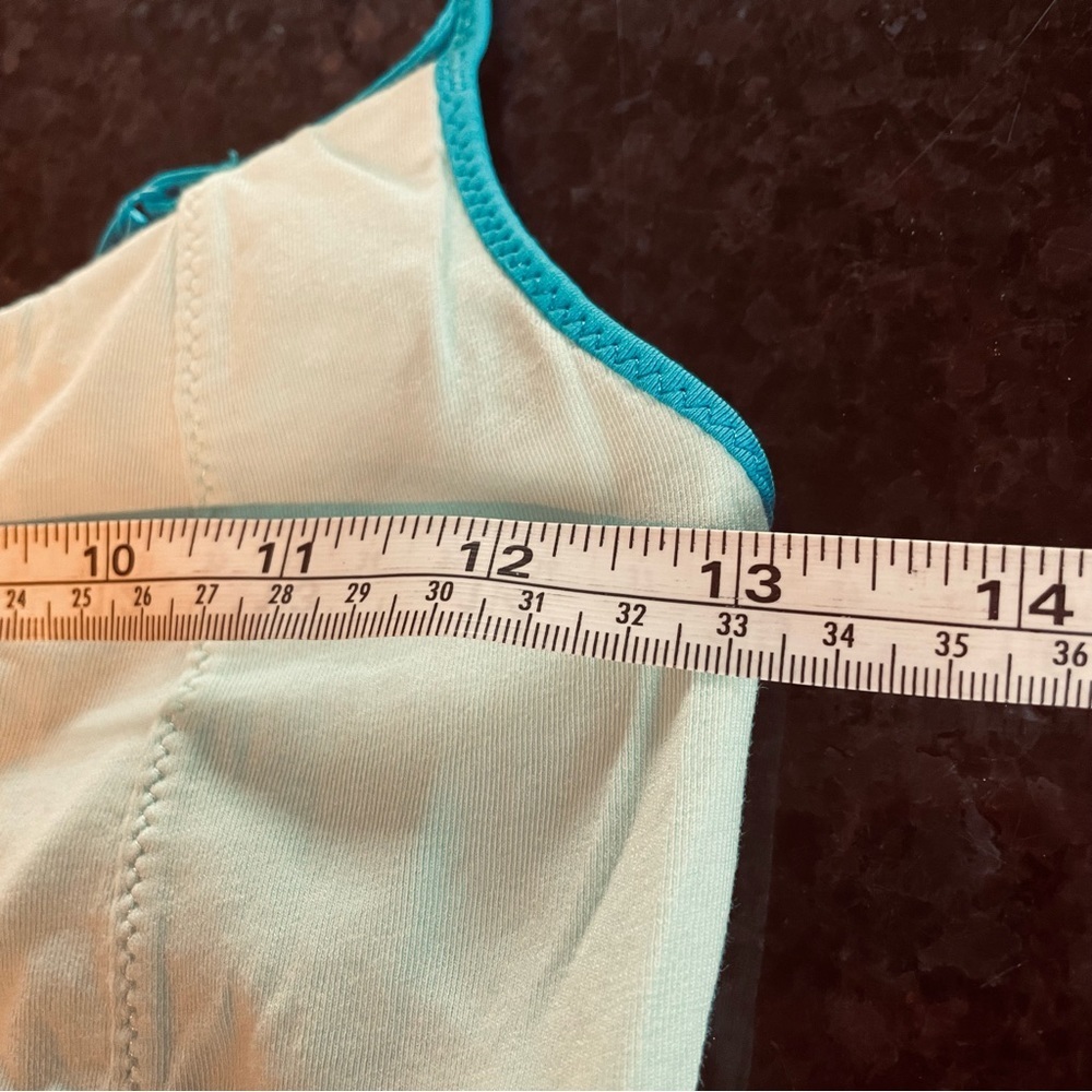 Lululemon blue green sleeveless tank Top workout athletic wear size XS - Picture 5 of 6